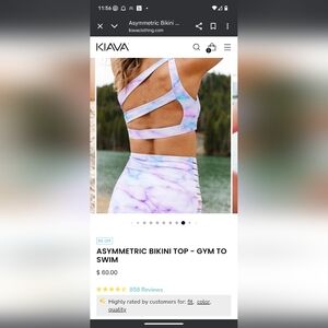 KIAVA Lavender and Pink One Piece